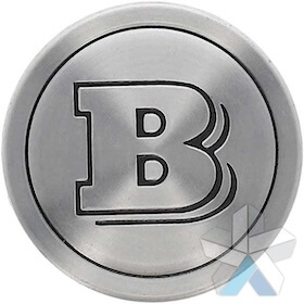 Genuine Smart Brabus 57mm Centre Cap High Sheen
