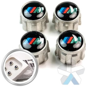 Genuine BMW M Valve Dust Cap Set