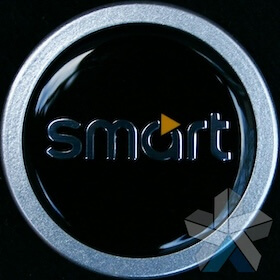 Genuine Smart 59mm Text Centre Caps