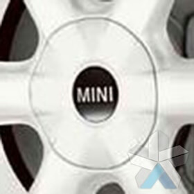 Genuine MINI R101 white centre caps