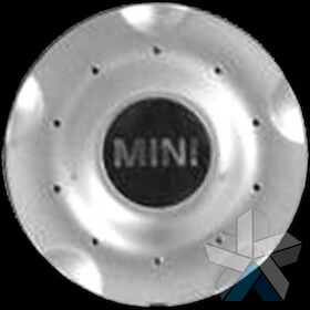 Genuine MINI R103 silver centre caps
