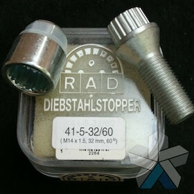 LB6: High security locking wheelbolts