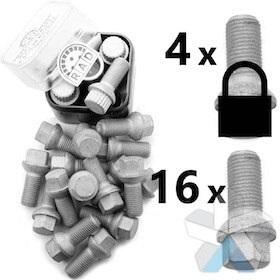 Bolt Pack M: Rust Resistant Bolts
