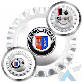 Alpina Classic C01 'Styling II' & C13 Centre Cap