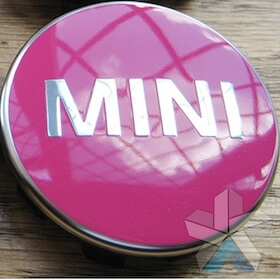 Genuine MINI Centre Cap Set Pink Small
