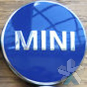 Genuine MINI Centre Cap Set Blue Small