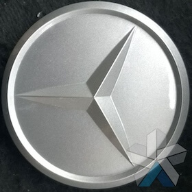 Genuine Mercedes Silver Star Centre Caps