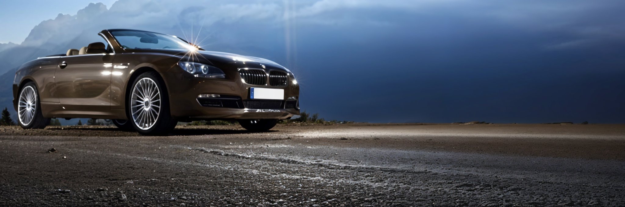 Banner image of a  Alpina B6 F12 featuring original Alpina wheels.