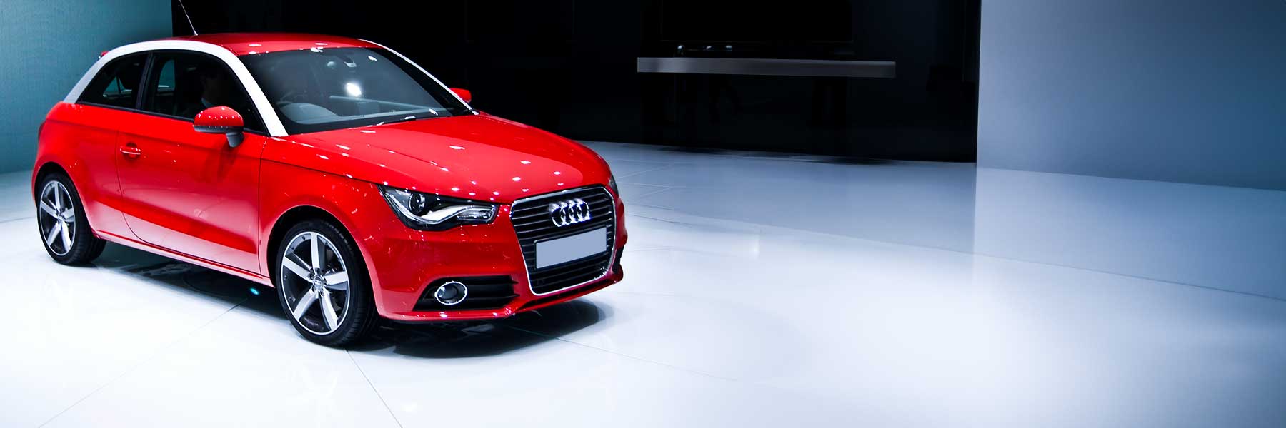 Banner image of a  Audi A1 & S1 8X featuring original Audi wheels.