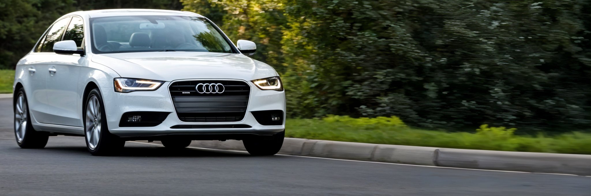 Banner image of a  Audi A4 & S4 B8 (8K) featuring original Audi wheels.