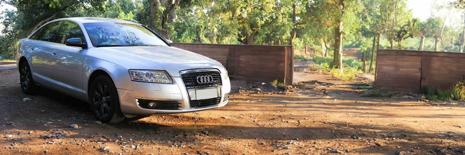 Banner image of a  Audi A6 & S6 C6 (4F) featuring original Audi wheels.