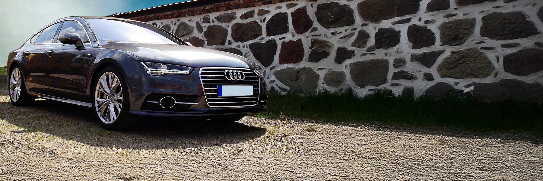 Banner image of a  Audi A6 & S6 C7 (4G) featuring original Audi wheels.