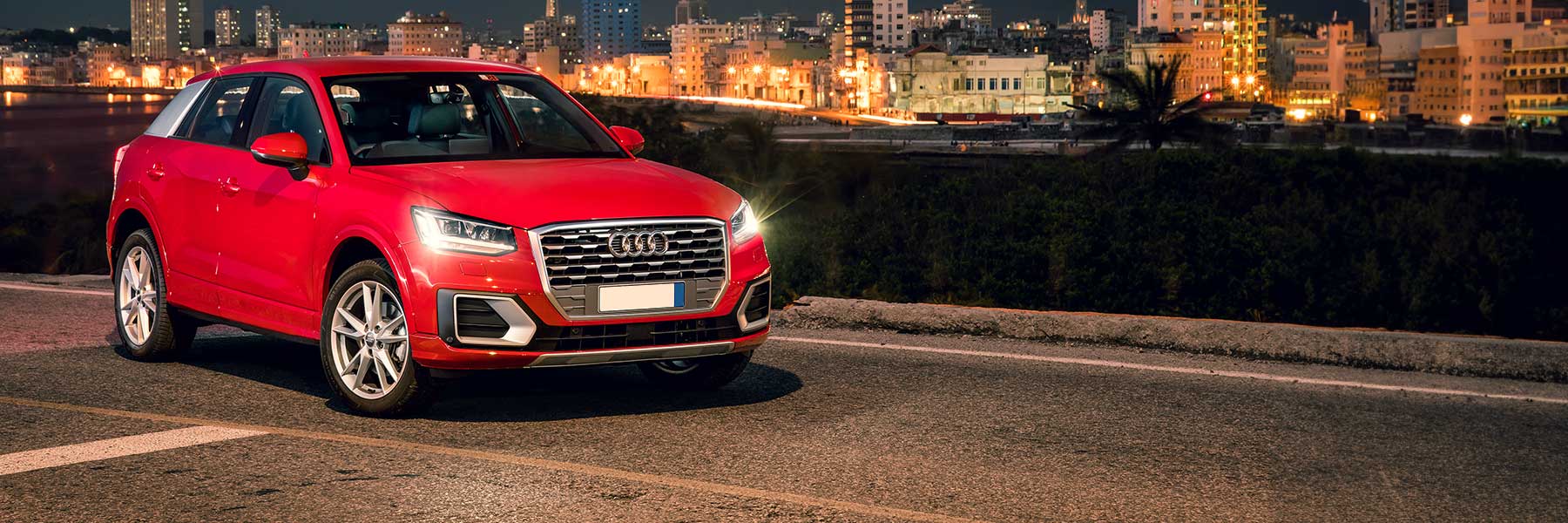 Banner image of a  Audi Q2 & SQ2 81A GA featuring original Audi wheels.