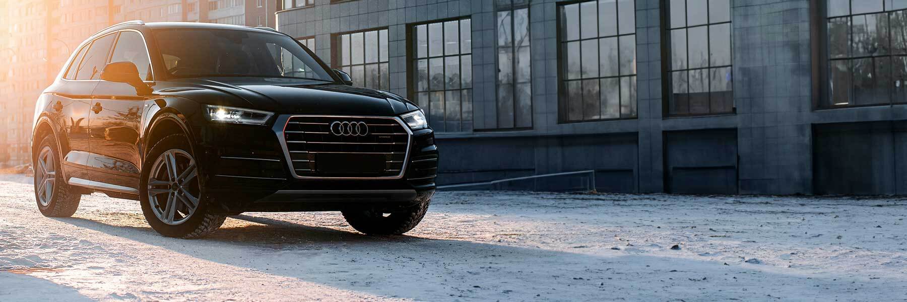 Banner image of a  Audi Q5 & SQ5 80A FY featuring original Audi wheels.