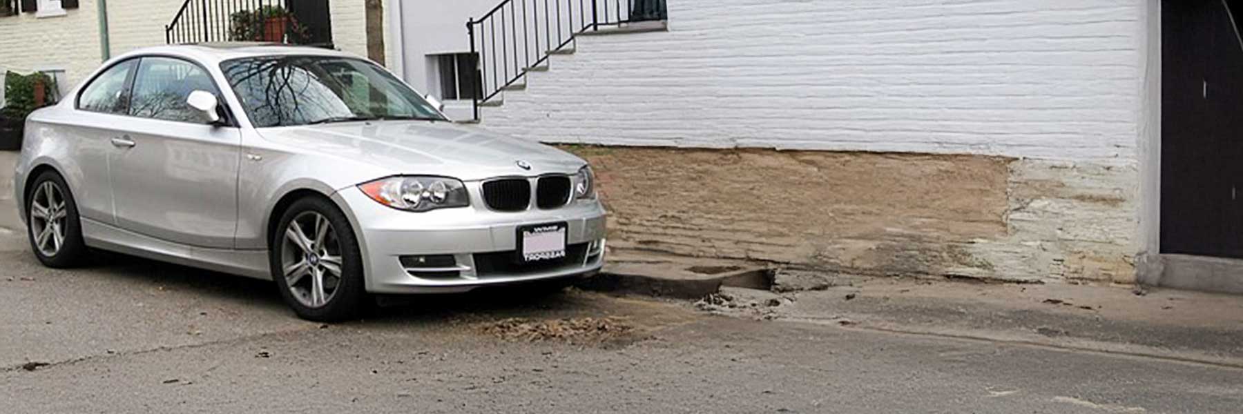 Banner image of a  BMW 1 Series E88 featuring original BMW wheels.
