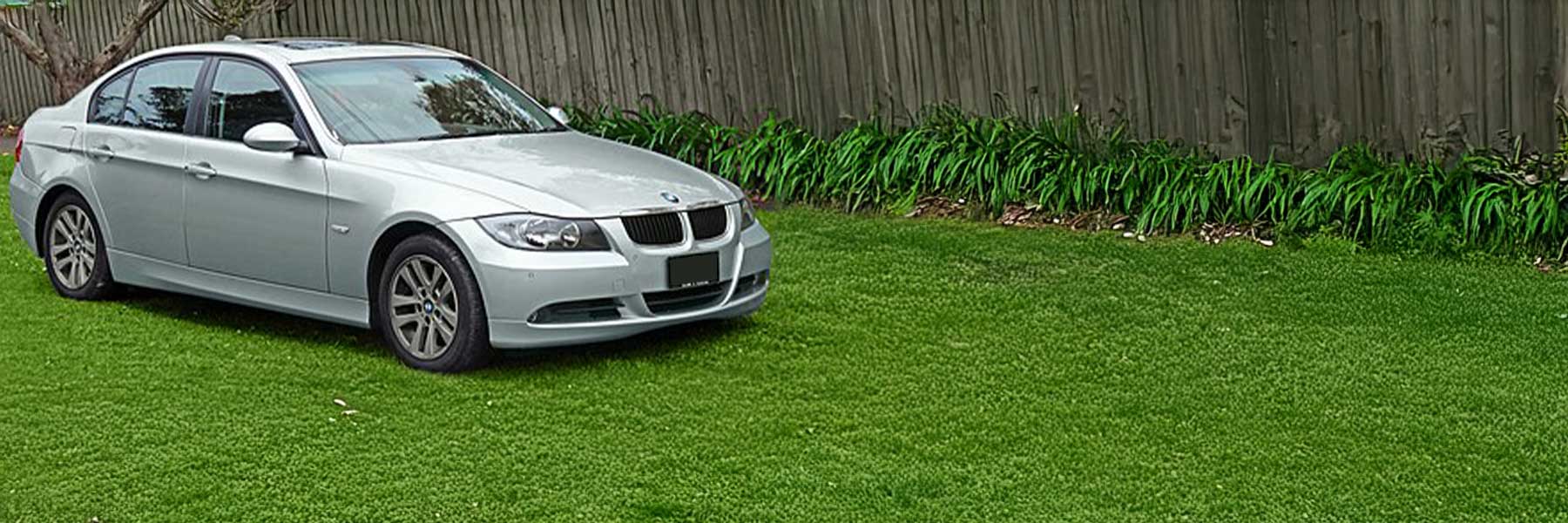Banner image of a  BMW 3 Series E90 featuring original BMW wheels.