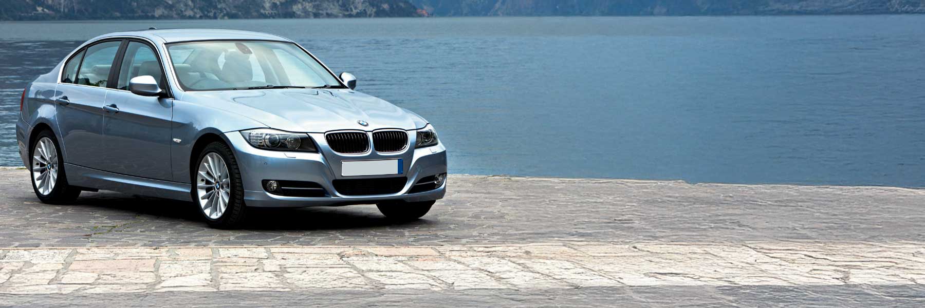 Banner image of a  BMW 3 Series E93 featuring original BMW wheels.