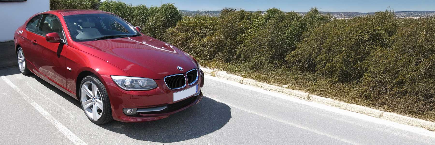 Banner image of a  BMW 4 Series F33 featuring original BMW wheels.