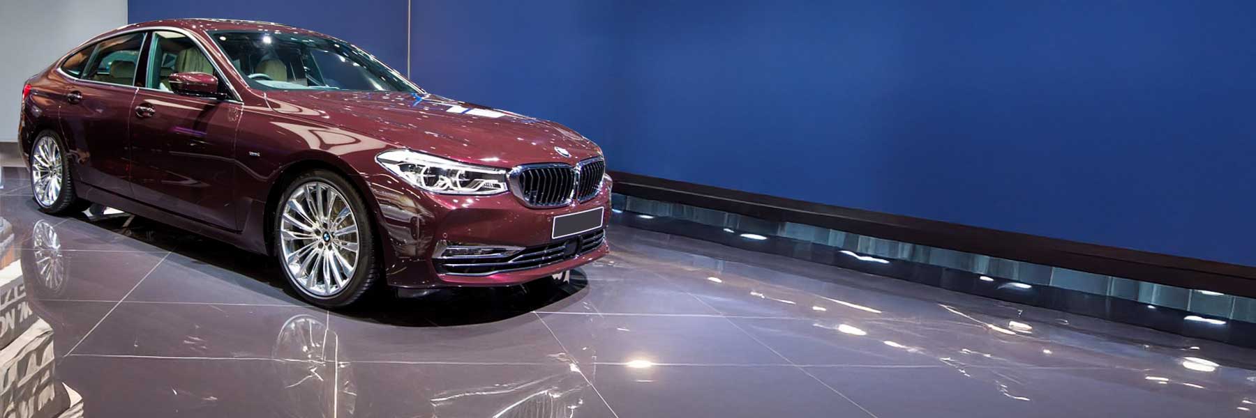 Banner image of a  BMW 6 Series G32 featuring original BMW wheels.