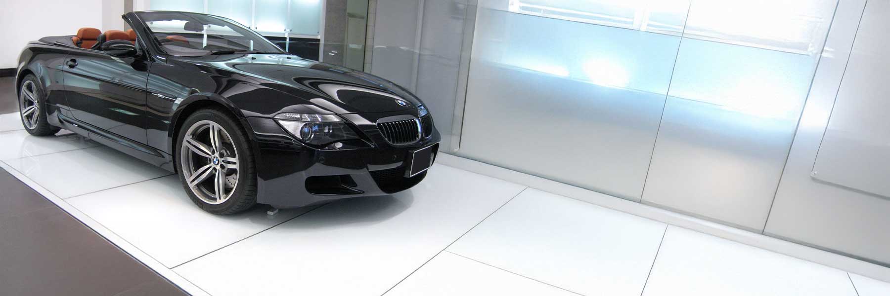 Banner image of a  BMW M6 E64 featuring original BMW wheels.