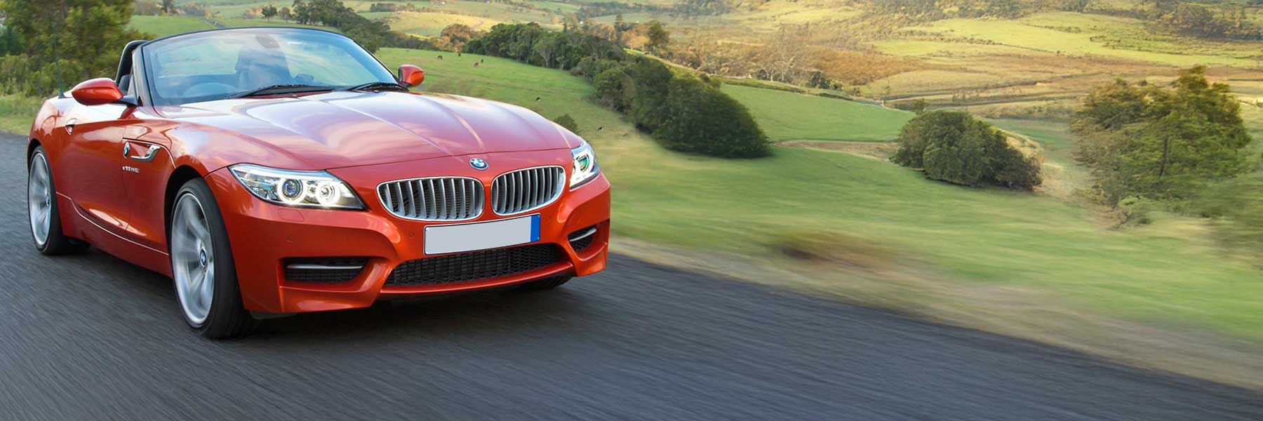 Banner image of a  BMW Z4 E89 featuring original BMW wheels.