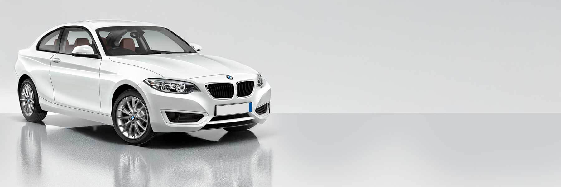 Banner image of a  BMW 2 Series F22 featuring original BMW wheels.
