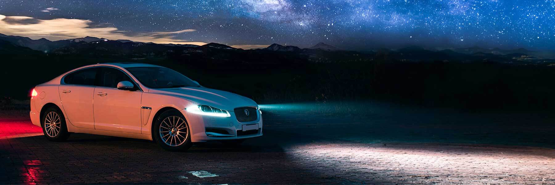 Banner image of a  Jaguar XF X250 featuring original Jaguar wheels.