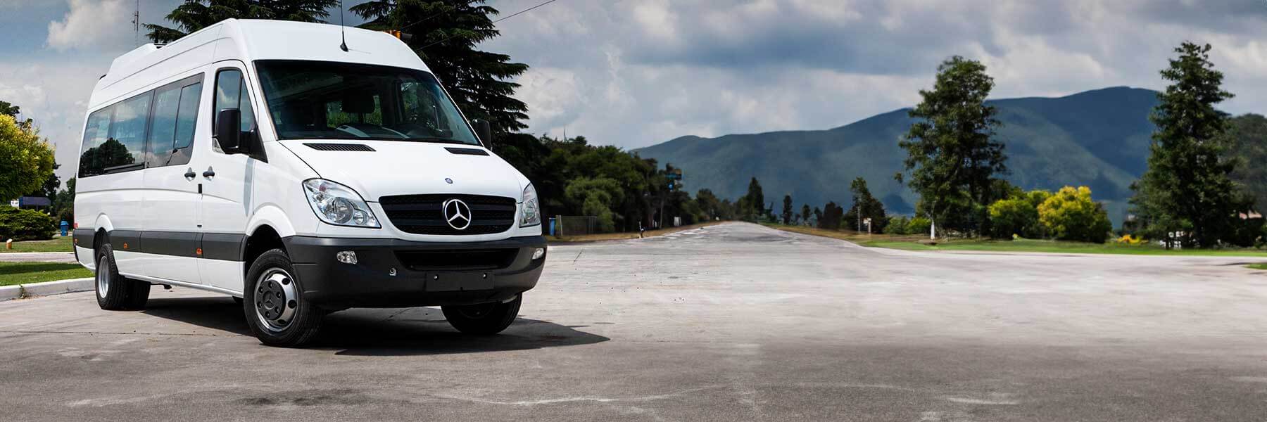 Banner image of a  Mercedes Sprinter 906 JC featuring original Mercedes wheels.