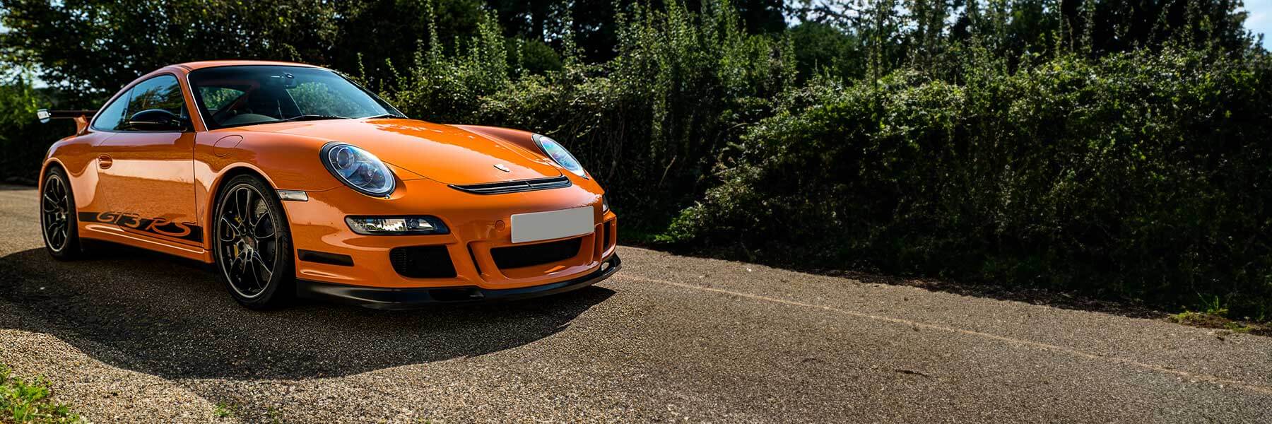 Banner image of a  Porsche 997 (911) 997 featuring original Porsche wheels.