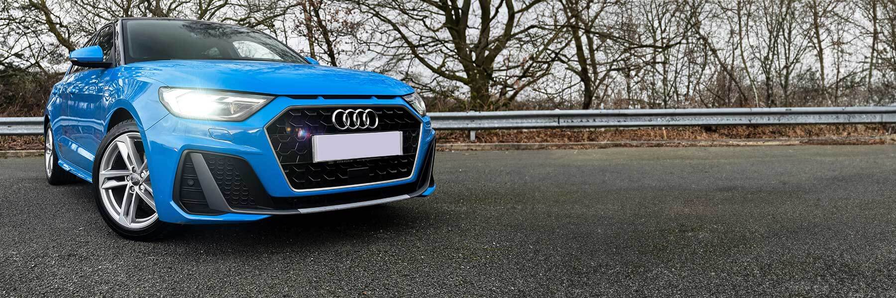 Featured banner showcasing the Audi A1 & S1 with original Audi wheels.