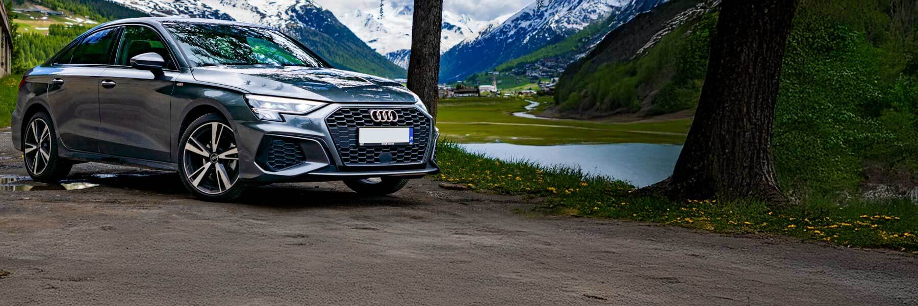 Featured banner showcasing the Audi A3 & S3 with original Audi wheels.