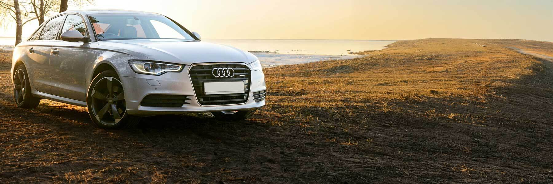 Featured banner showcasing the Audi A6 & S6 with original Audi wheels.