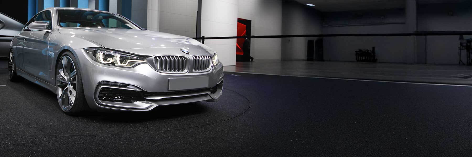 Banner image of a  BMW 4 Series G26 featuring original BMW wheels.
