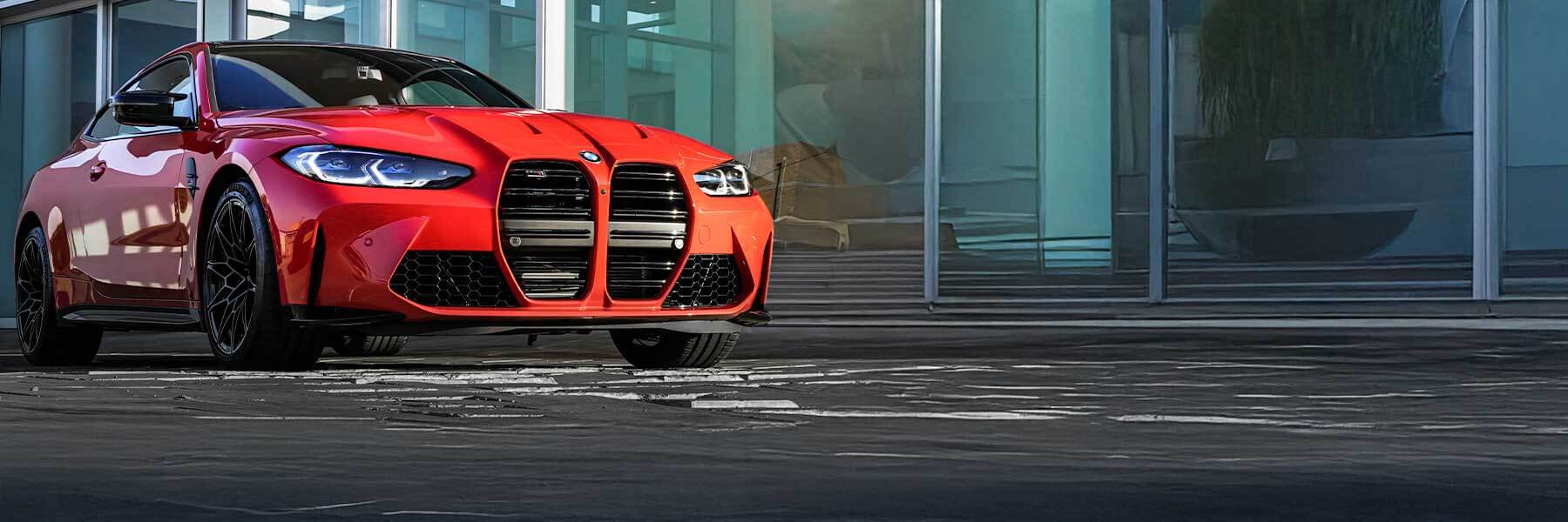 Featured banner showcasing the BMW M4 with original BMW wheels.