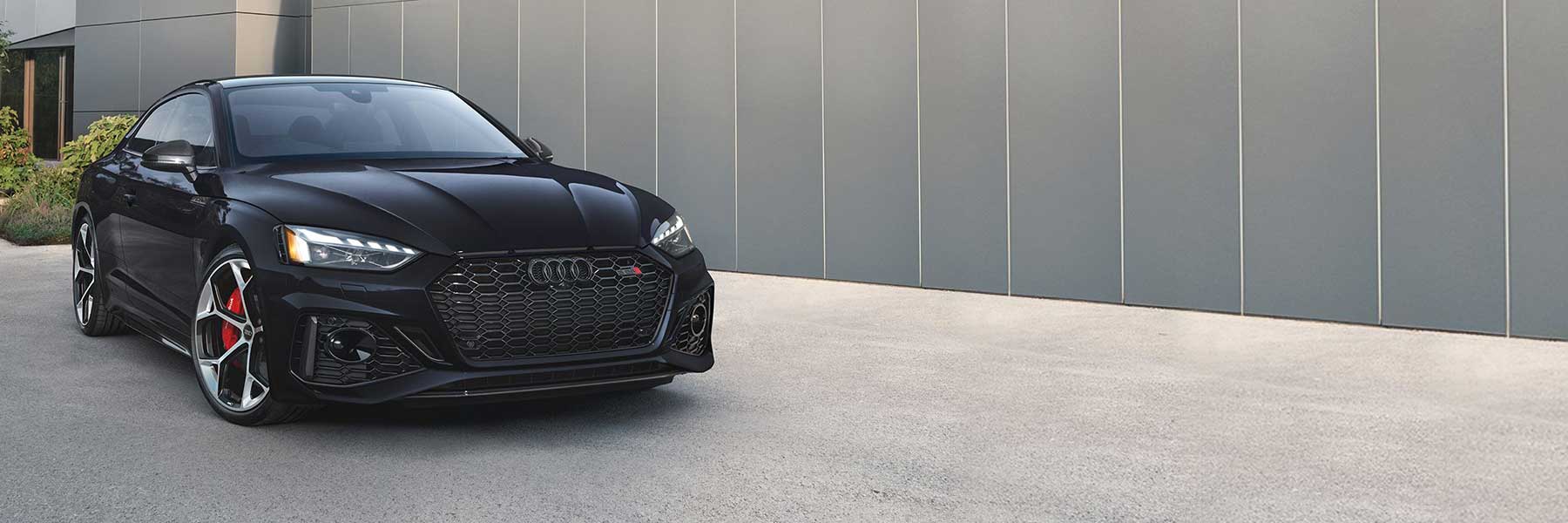 Banner image of a  Audi RS5 B8 (8K) featuring original Audi wheels.