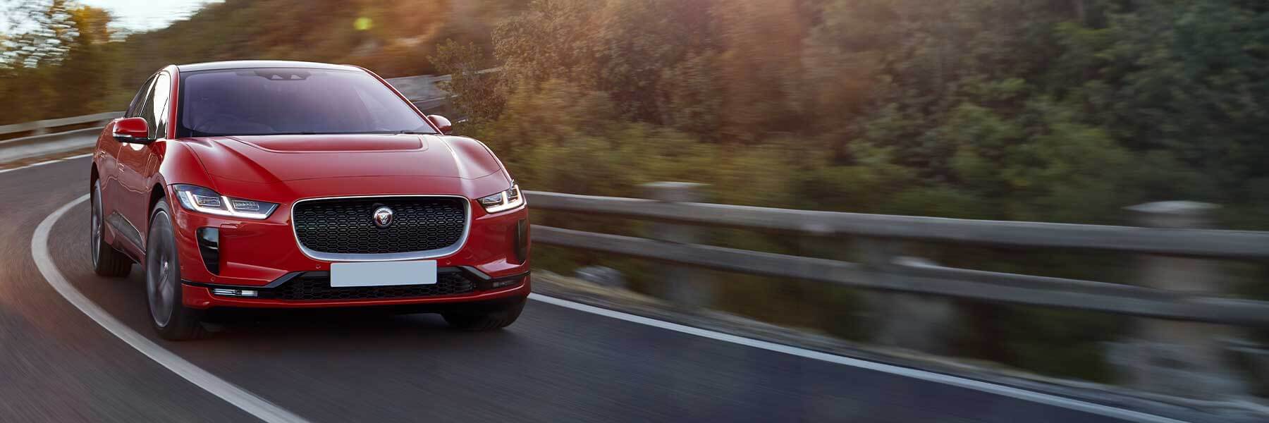 Featured banner showcasing the Jaguar I-Pace with original Jaguar wheels.