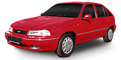 View Daewoo Nexia Saloon (1994 - 1997) KLETN wheels (1994 - 1997)