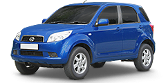 Browse Daihatsu Terios models to find compatible wheels.