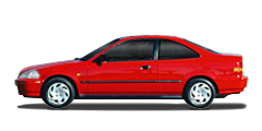 View Honda Civic Saloon (1995 - 2000) EJ6/8/9, EK1/3/4 wheels (1995 - 2000)