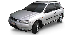 View Mazda 323 Hatchback (1997 - 2000) BA wheels (1997 - 2000)