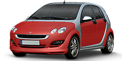 View Smart ForFour Hatchback (2004 - 2006) W454 wheels (2004 - 2006)