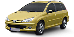 View Peugeot 206 Estate (1999 - 2012) 2*... wheels (1999 - 2012)