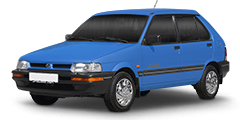 View Subaru Justy Saloon (1984 - 1995) KAD wheels (1984 - 1995)