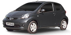 View Toyota Aygo Saloon (2005 - 2021) AB1 wheels (2005 - 2021)