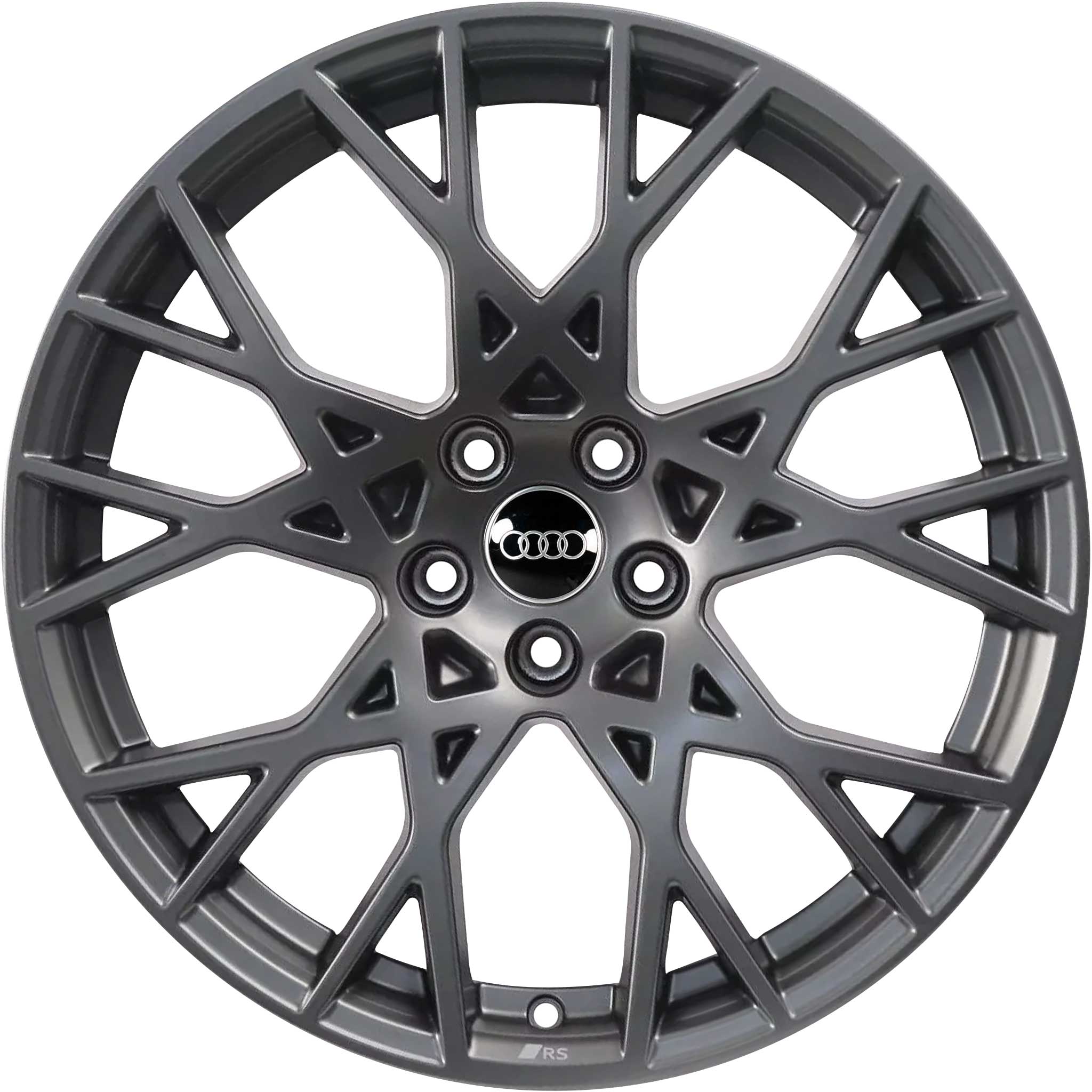 Audi RS Multi Spoke [A3 8Y] Dark Matt Grey Alloy Wheel Product Image #1