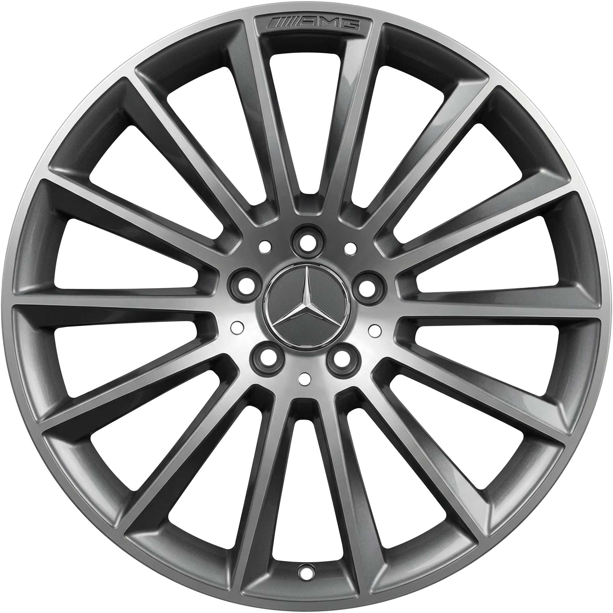 AMG Multispoke [118-19] Tantalite Grey Alloy Wheel Product Image #1