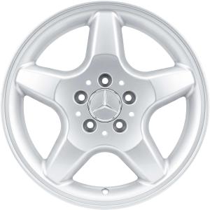 Silver AMG 5 Spoke alloy wheel