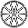 AMG 10 Spoke [166-20] Himalaya Grey with High Sheen Wheel Img 1