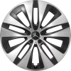 Mercedes 5 Spoke [167-19] Gloss Black with High Sheen Wheel Img 1