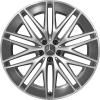 AMG 10 Double Spoke [167-22] Tantalite Grey with High Sheen Wheel Img 1